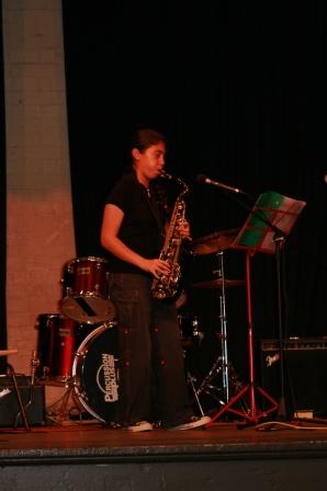 Raelene Schembri saxophone student